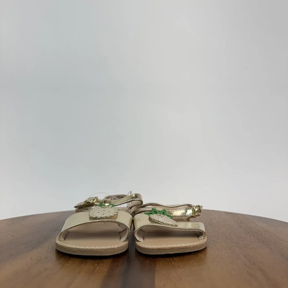 New Little‎ Kids Harper Canyon Pineapple Gold Strappy Comfort Sandals Size 11 C
